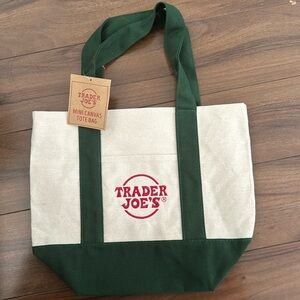 Brand new Trader Joe’s mini Canvas Bag